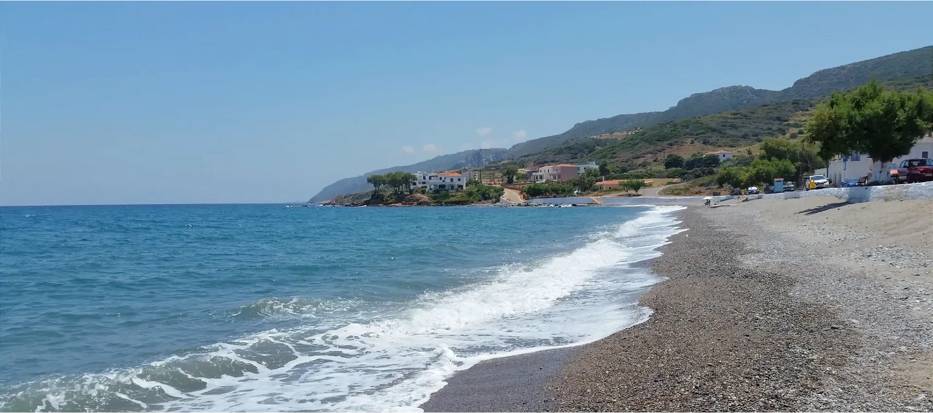 Agia Peleagia Neos Kosmos Strand Insel Kythira Urlaub